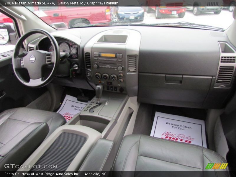 Galaxy Metallic / Graphite/Titanium 2004 Nissan Armada SE 4x4