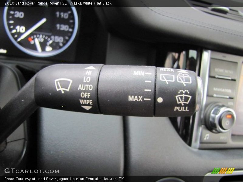 Alaska White / Jet Black 2010 Land Rover Range Rover HSE