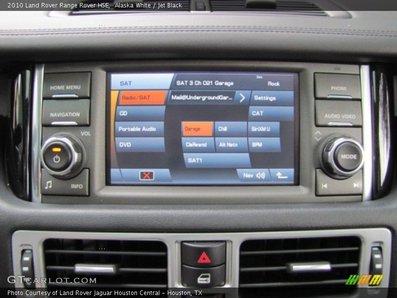Alaska White / Jet Black 2010 Land Rover Range Rover HSE