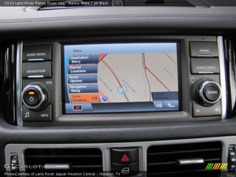 Alaska White / Jet Black 2010 Land Rover Range Rover HSE