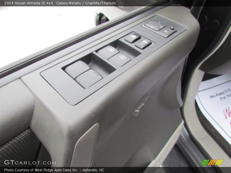 Galaxy Metallic / Graphite/Titanium 2004 Nissan Armada SE 4x4