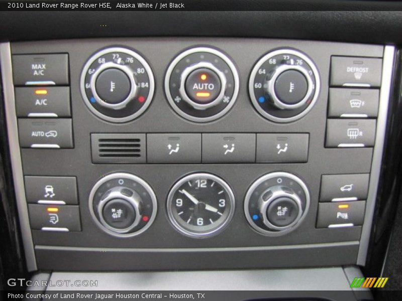 Alaska White / Jet Black 2010 Land Rover Range Rover HSE