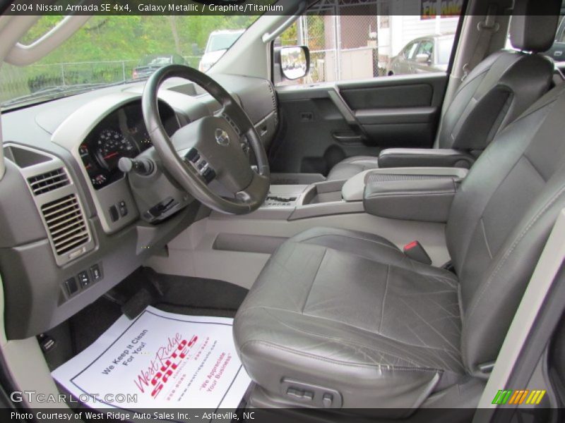 Galaxy Metallic / Graphite/Titanium 2004 Nissan Armada SE 4x4