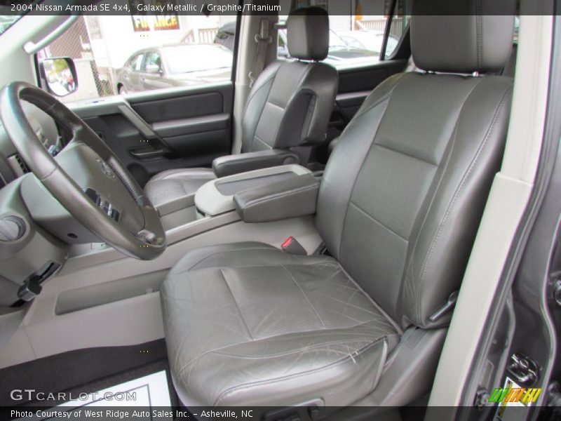Galaxy Metallic / Graphite/Titanium 2004 Nissan Armada SE 4x4