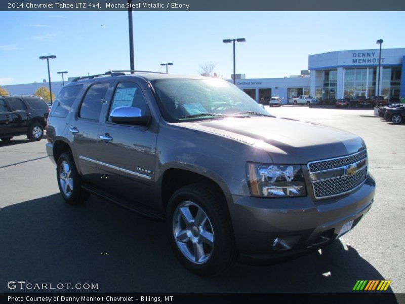 Mocha Steel Metallic / Ebony 2014 Chevrolet Tahoe LTZ 4x4