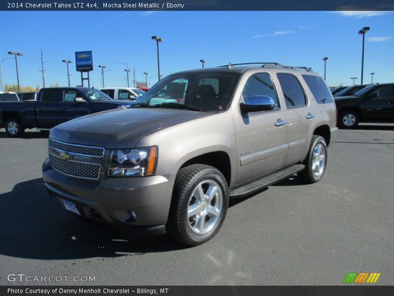 Mocha Steel Metallic / Ebony 2014 Chevrolet Tahoe LTZ 4x4
