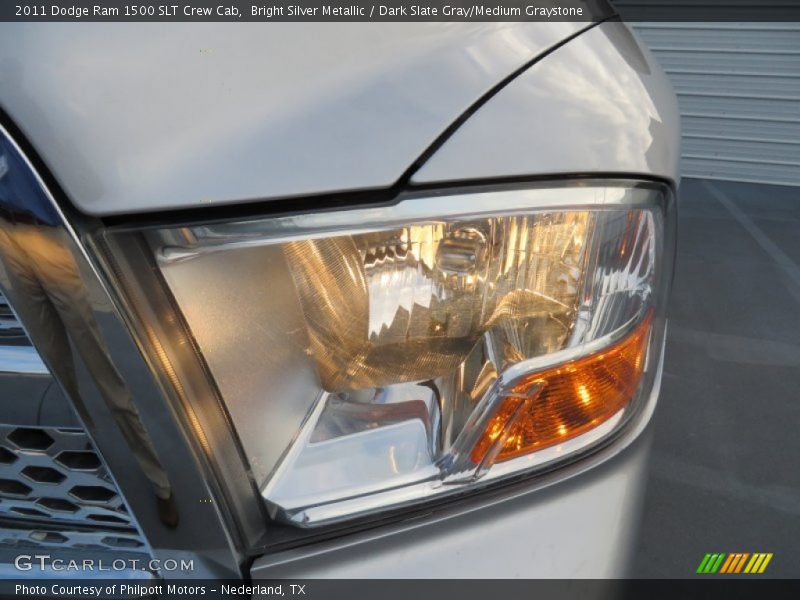 Bright Silver Metallic / Dark Slate Gray/Medium Graystone 2011 Dodge Ram 1500 SLT Crew Cab