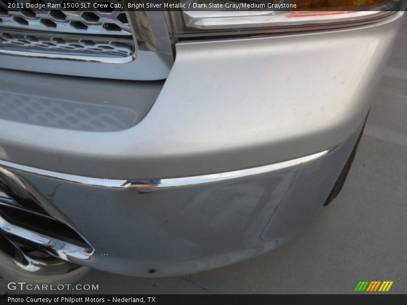 Bright Silver Metallic / Dark Slate Gray/Medium Graystone 2011 Dodge Ram 1500 SLT Crew Cab