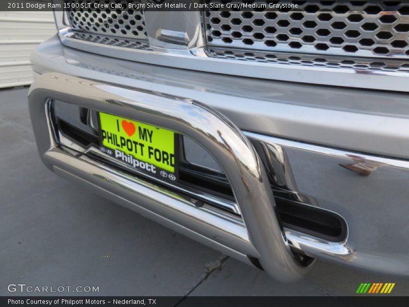 Bright Silver Metallic / Dark Slate Gray/Medium Graystone 2011 Dodge Ram 1500 SLT Crew Cab