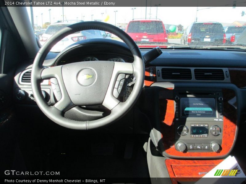 Mocha Steel Metallic / Ebony 2014 Chevrolet Tahoe LTZ 4x4