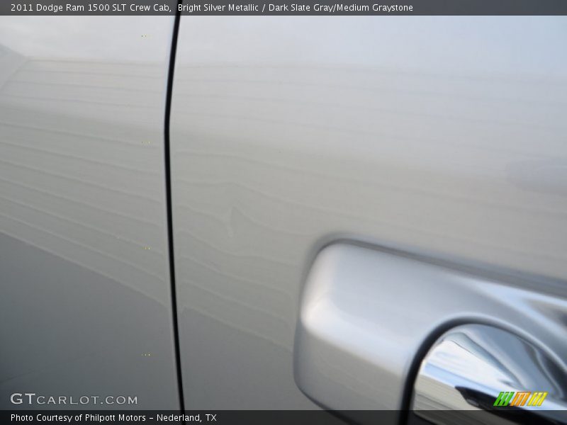 Bright Silver Metallic / Dark Slate Gray/Medium Graystone 2011 Dodge Ram 1500 SLT Crew Cab