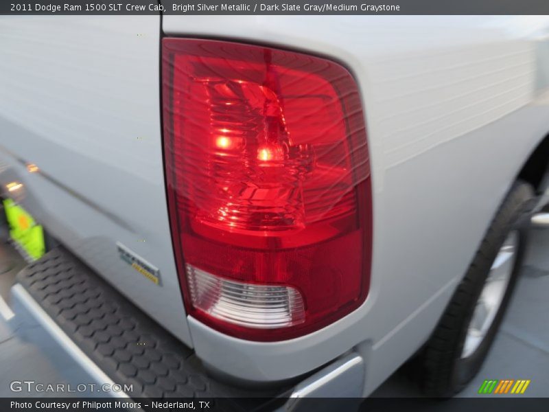 Bright Silver Metallic / Dark Slate Gray/Medium Graystone 2011 Dodge Ram 1500 SLT Crew Cab