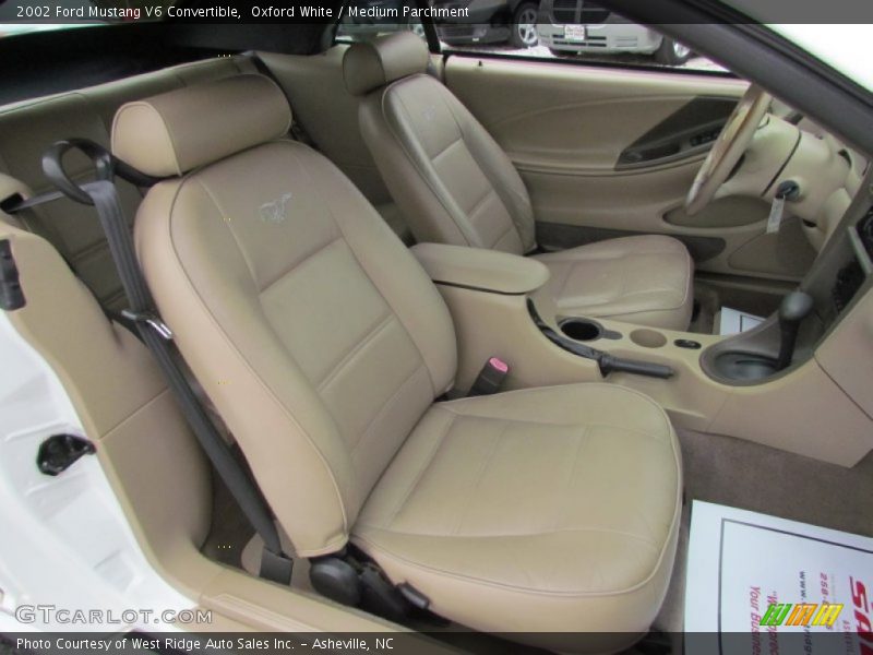Front Seat of 2002 Mustang V6 Convertible