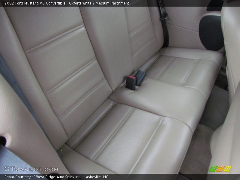Rear Seat of 2002 Mustang V6 Convertible