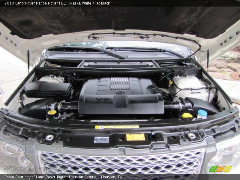 Alaska White / Jet Black 2010 Land Rover Range Rover HSE