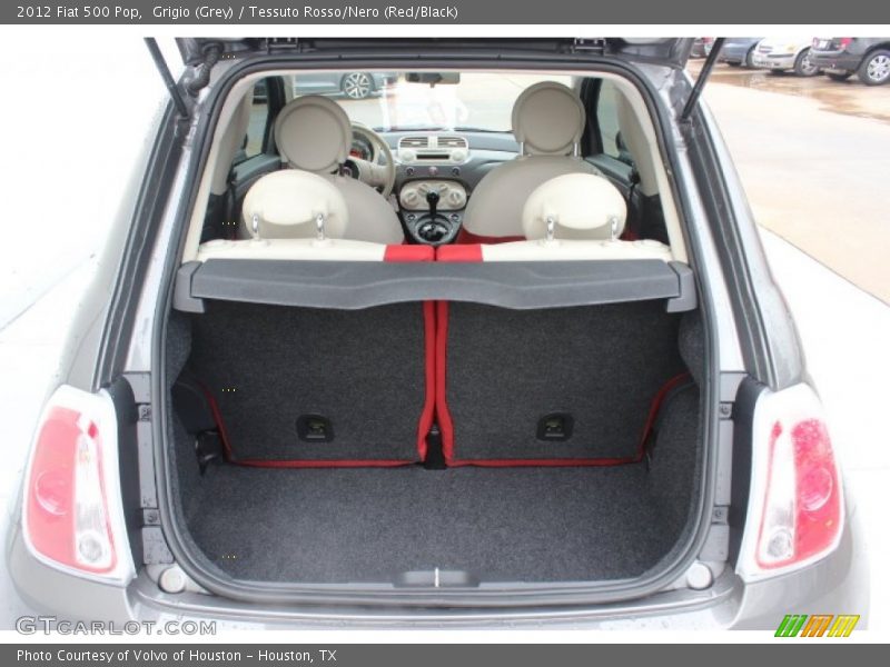 Grigio (Grey) / Tessuto Rosso/Nero (Red/Black) 2012 Fiat 500 Pop