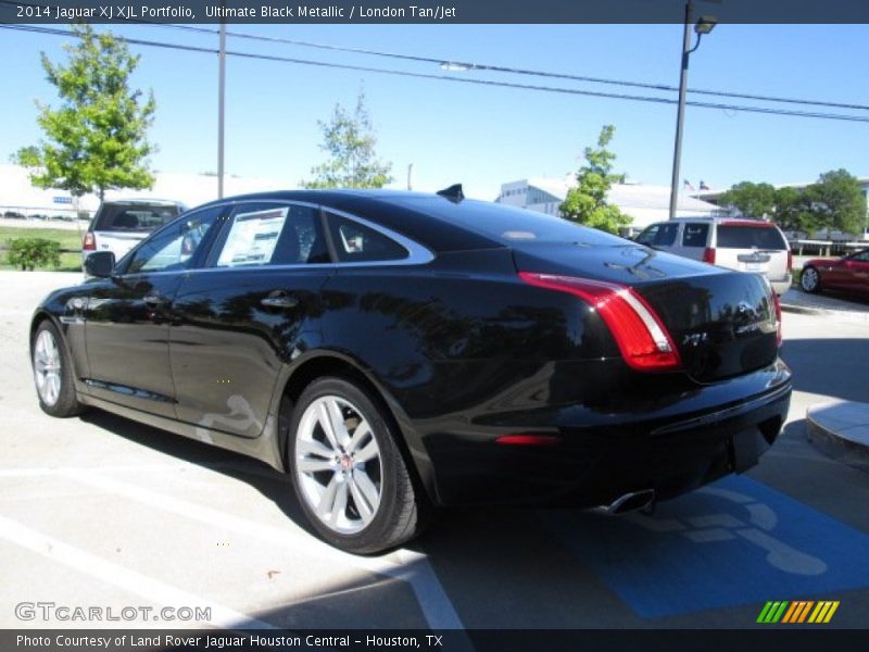Ultimate Black Metallic / London Tan/Jet 2014 Jaguar XJ XJL Portfolio