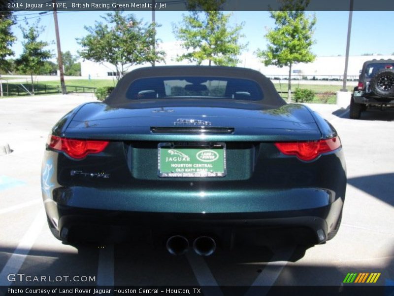 British Racing Green Metallic / Jet 2014 Jaguar F-TYPE