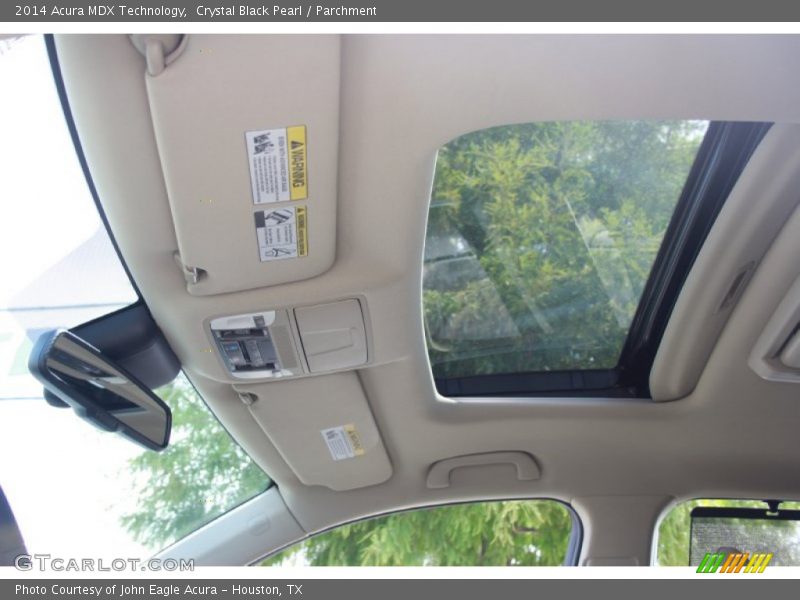 Crystal Black Pearl / Parchment 2014 Acura MDX Technology