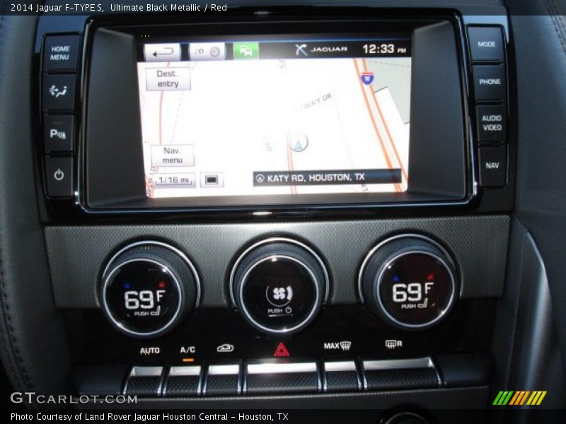 Navigation of 2014 F-TYPE S