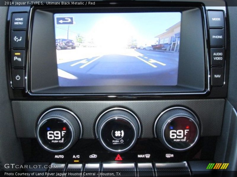 Ultimate Black Metallic / Red 2014 Jaguar F-TYPE S