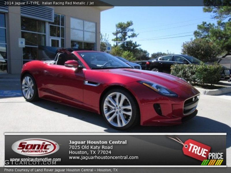 Italian Racing Red Metallic / Jet 2014 Jaguar F-TYPE