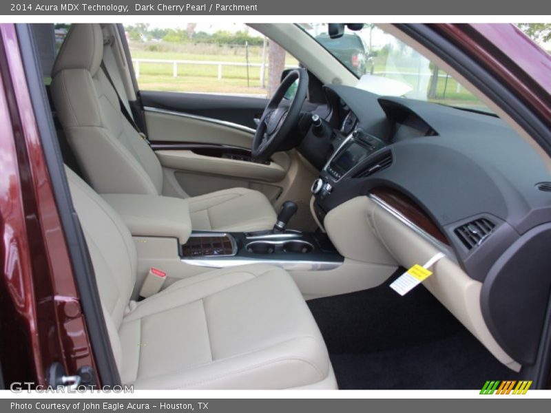 Dark Cherry Pearl / Parchment 2014 Acura MDX Technology