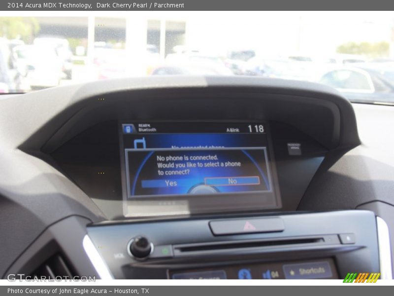 Dark Cherry Pearl / Parchment 2014 Acura MDX Technology