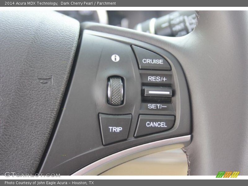 Dark Cherry Pearl / Parchment 2014 Acura MDX Technology