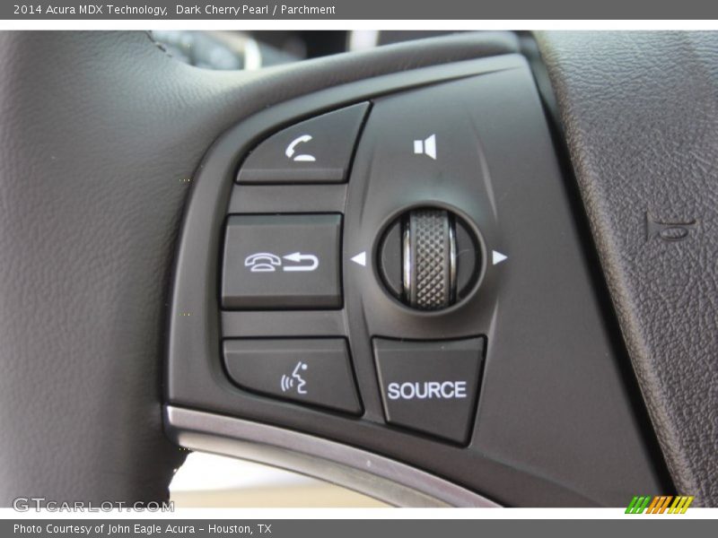 Dark Cherry Pearl / Parchment 2014 Acura MDX Technology