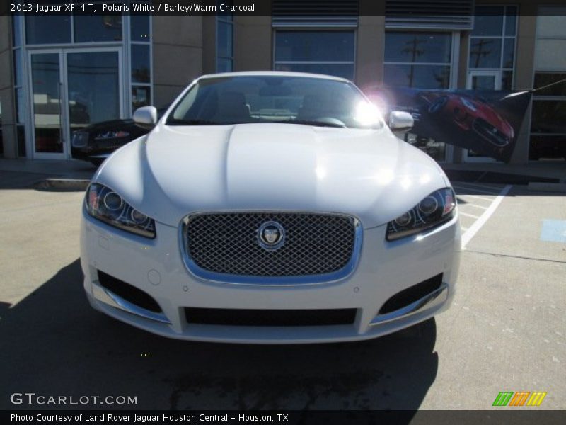 Polaris White / Barley/Warm Charcoal 2013 Jaguar XF I4 T