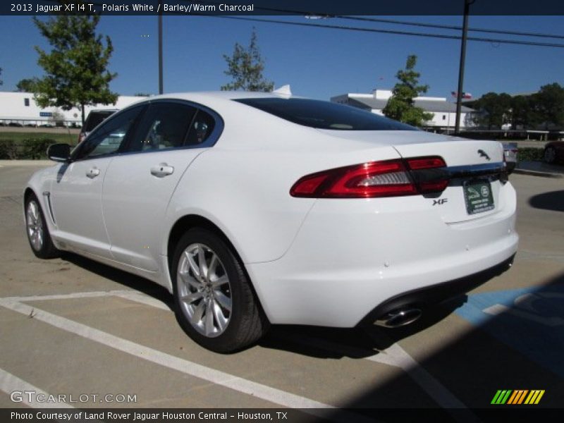 Polaris White / Barley/Warm Charcoal 2013 Jaguar XF I4 T