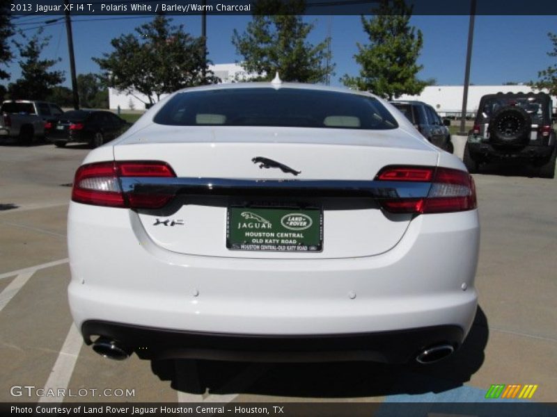 Polaris White / Barley/Warm Charcoal 2013 Jaguar XF I4 T