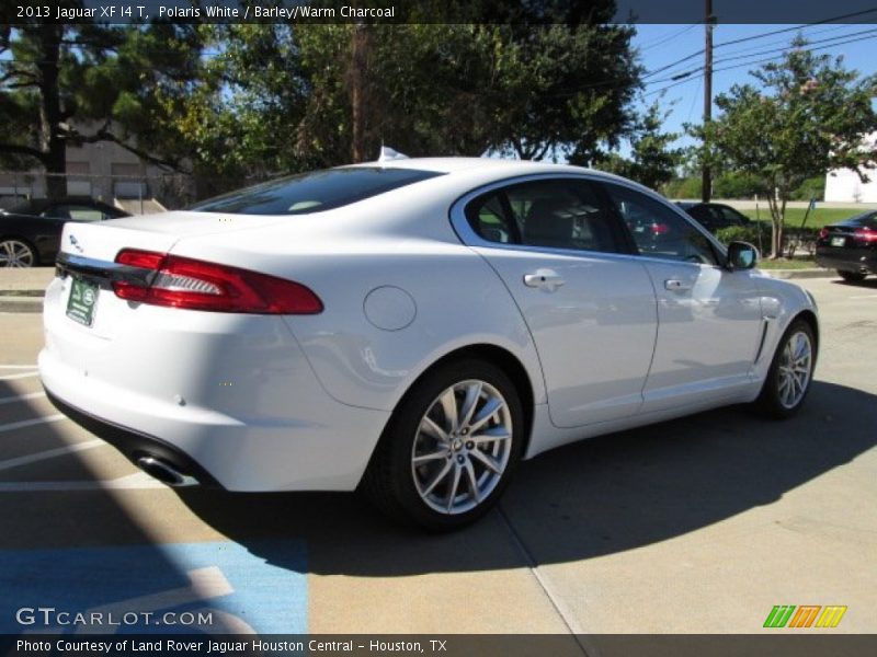 Polaris White / Barley/Warm Charcoal 2013 Jaguar XF I4 T