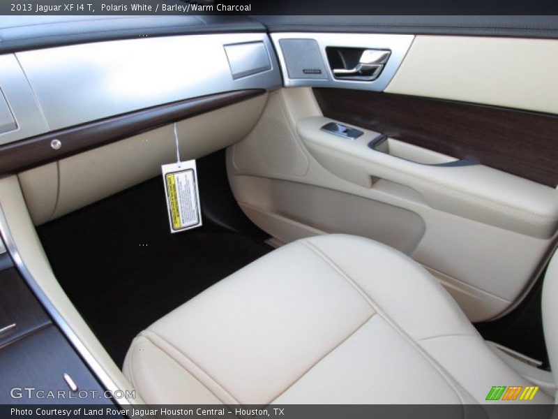 Polaris White / Barley/Warm Charcoal 2013 Jaguar XF I4 T