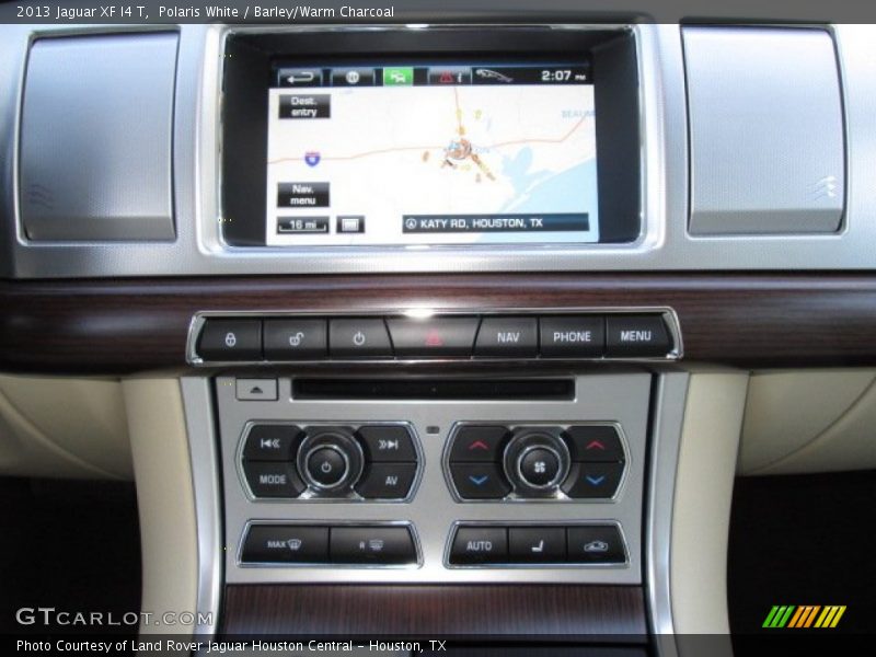 Polaris White / Barley/Warm Charcoal 2013 Jaguar XF I4 T