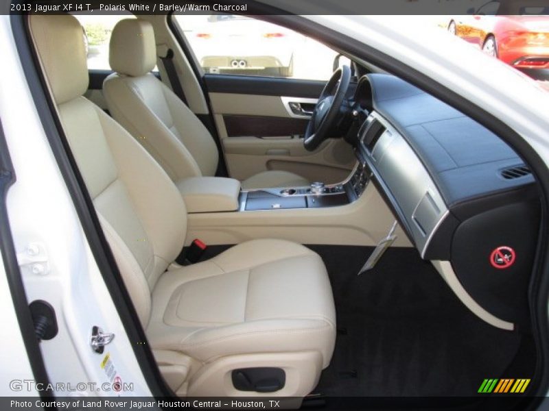 Polaris White / Barley/Warm Charcoal 2013 Jaguar XF I4 T