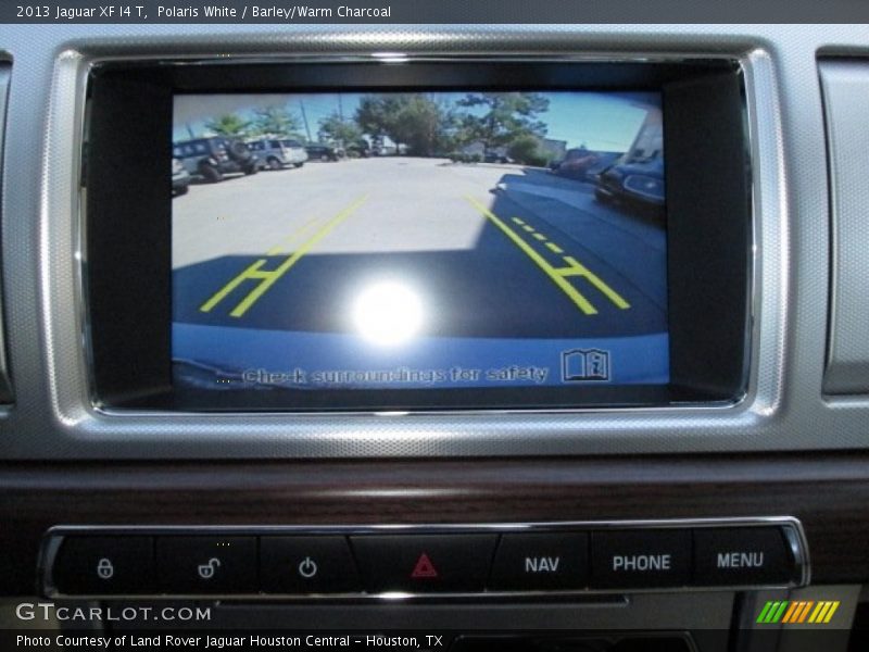 Polaris White / Barley/Warm Charcoal 2013 Jaguar XF I4 T