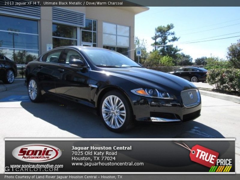 Ultimate Black Metallic / Dove/Warm Charcoal 2013 Jaguar XF I4 T