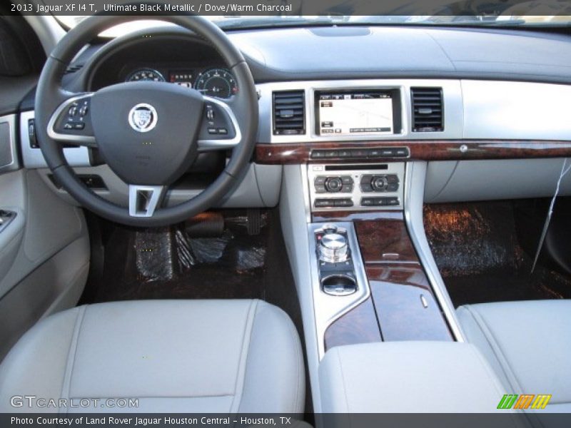 Ultimate Black Metallic / Dove/Warm Charcoal 2013 Jaguar XF I4 T