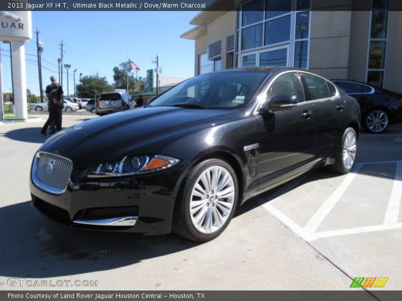 Ultimate Black Metallic / Dove/Warm Charcoal 2013 Jaguar XF I4 T
