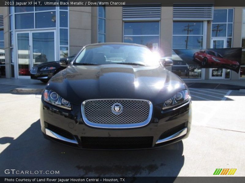 Ultimate Black Metallic / Dove/Warm Charcoal 2013 Jaguar XF I4 T