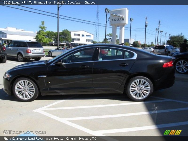 Ultimate Black Metallic / Dove/Warm Charcoal 2013 Jaguar XF I4 T