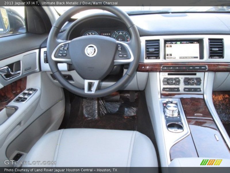 Ultimate Black Metallic / Dove/Warm Charcoal 2013 Jaguar XF I4 T