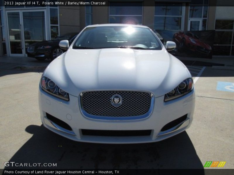 Polaris White / Barley/Warm Charcoal 2013 Jaguar XF I4 T