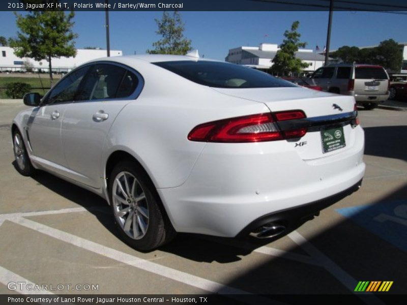 Polaris White / Barley/Warm Charcoal 2013 Jaguar XF I4 T