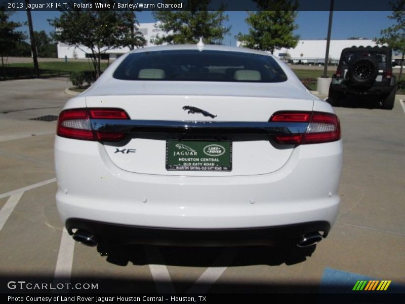 Polaris White / Barley/Warm Charcoal 2013 Jaguar XF I4 T