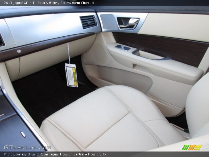 Polaris White / Barley/Warm Charcoal 2013 Jaguar XF I4 T