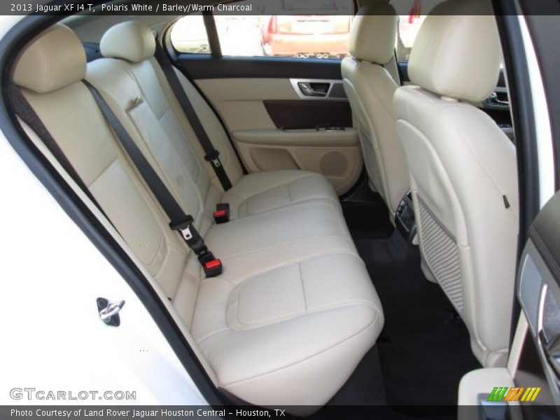 Polaris White / Barley/Warm Charcoal 2013 Jaguar XF I4 T