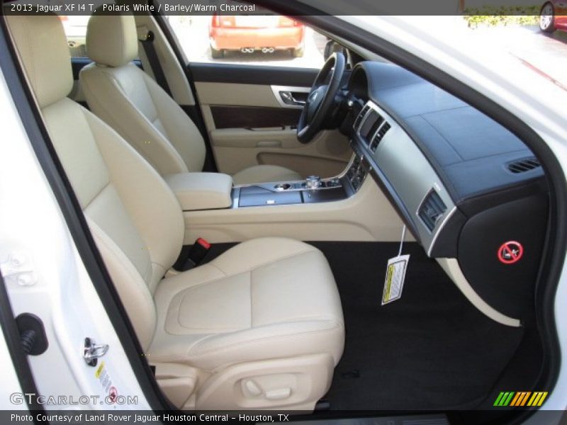Polaris White / Barley/Warm Charcoal 2013 Jaguar XF I4 T